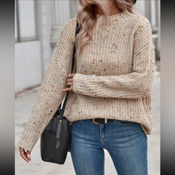 Emery Rose space dye sweater - Picture 3 of 8